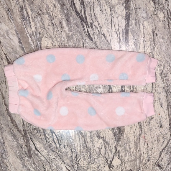 Pink Matching set blue and white polka dot - Picture 2 of 3